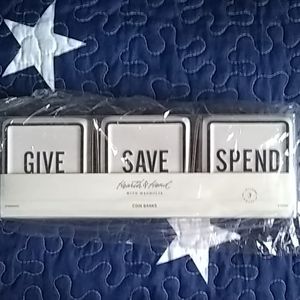 Hearth & Hand 3 Piece Coin Banks